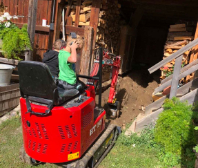 Hightop-Raupenbagger in Österreich