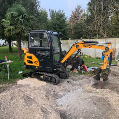 Hightop-Minibagger in New York, USA