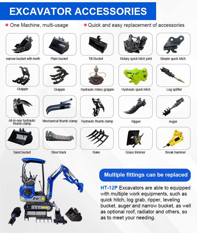 Miniescavadora HT12P Miniescavadora HT12P