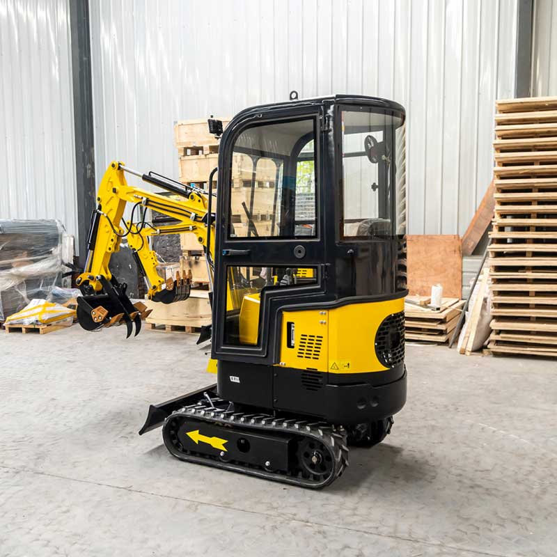 Miniexcavadora HT10 de 1 tonelada con cabina
