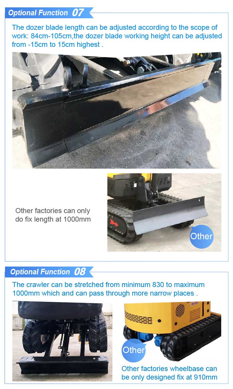 1тонный мини-экскаватор