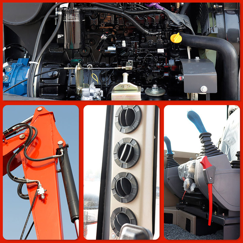 Mała koparka HT60 6 ton