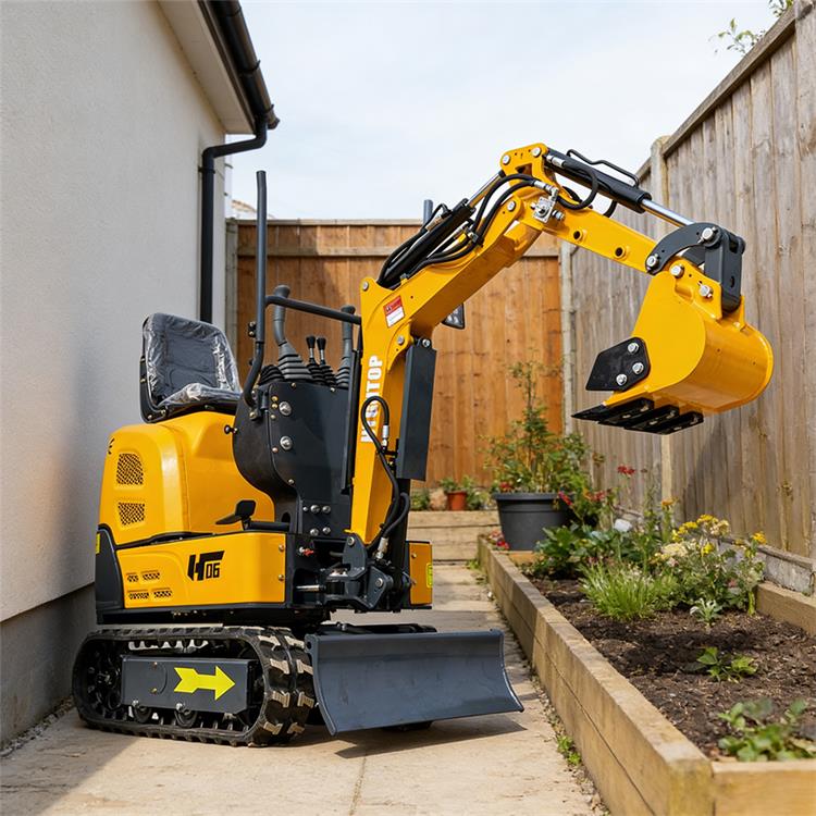 Mini-pelle pour la construction