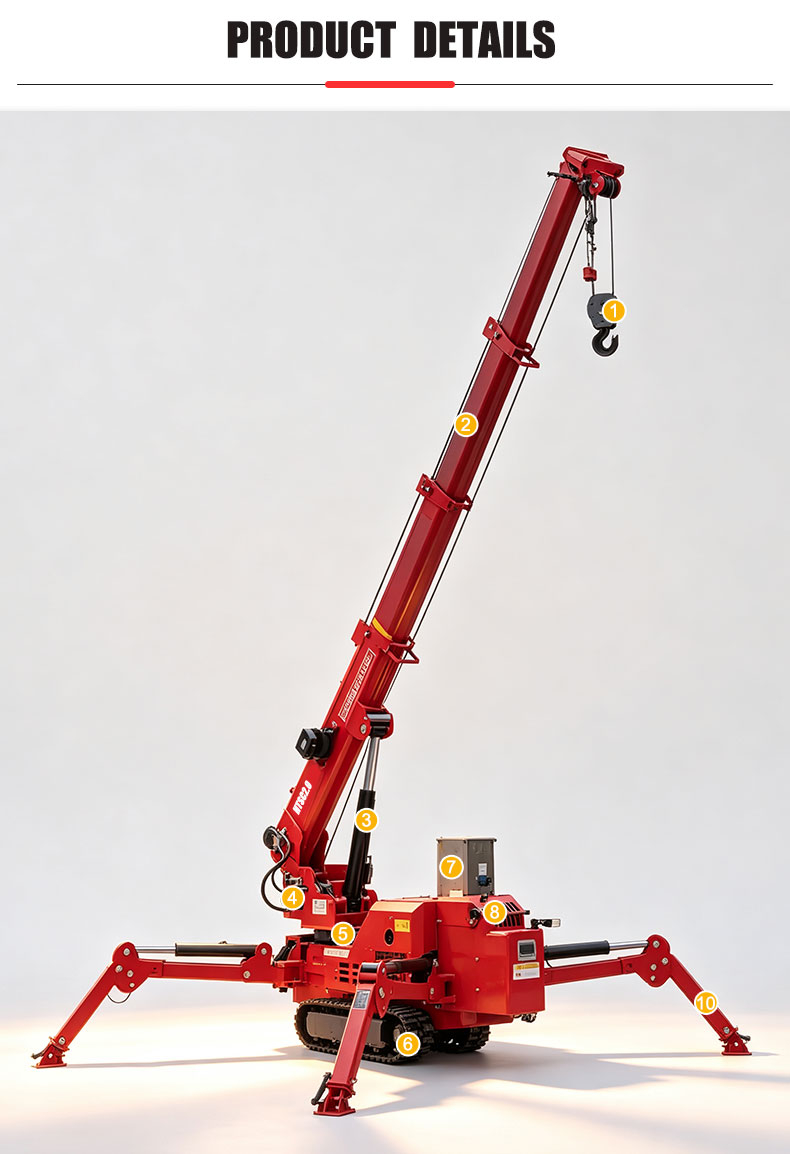 Bilder des 2-Tonnen-Spinnenkrans mit 360°-Drehung-hightop.jpg Bilder des 2-Tonnen-Spinnenkrans mit 360°-Drehung-hightop.jpg