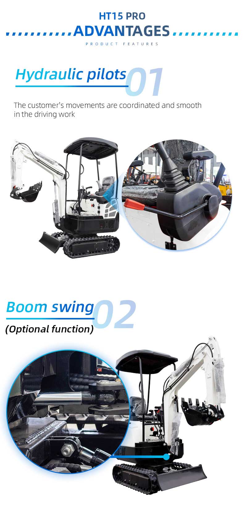 HT15pro minigrävmaskin