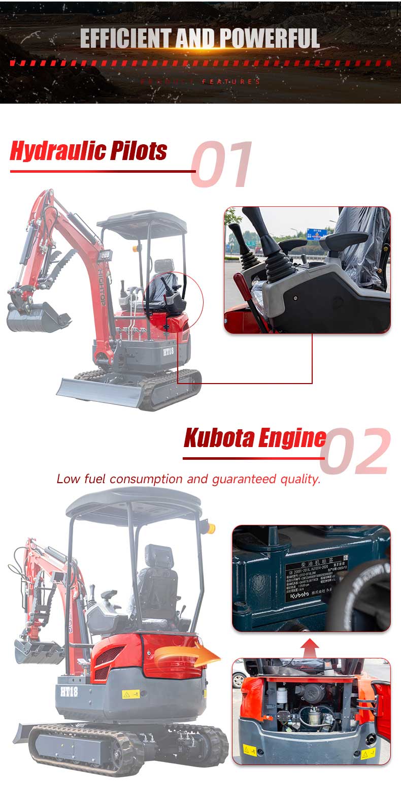 HT18 미니 굴삭기