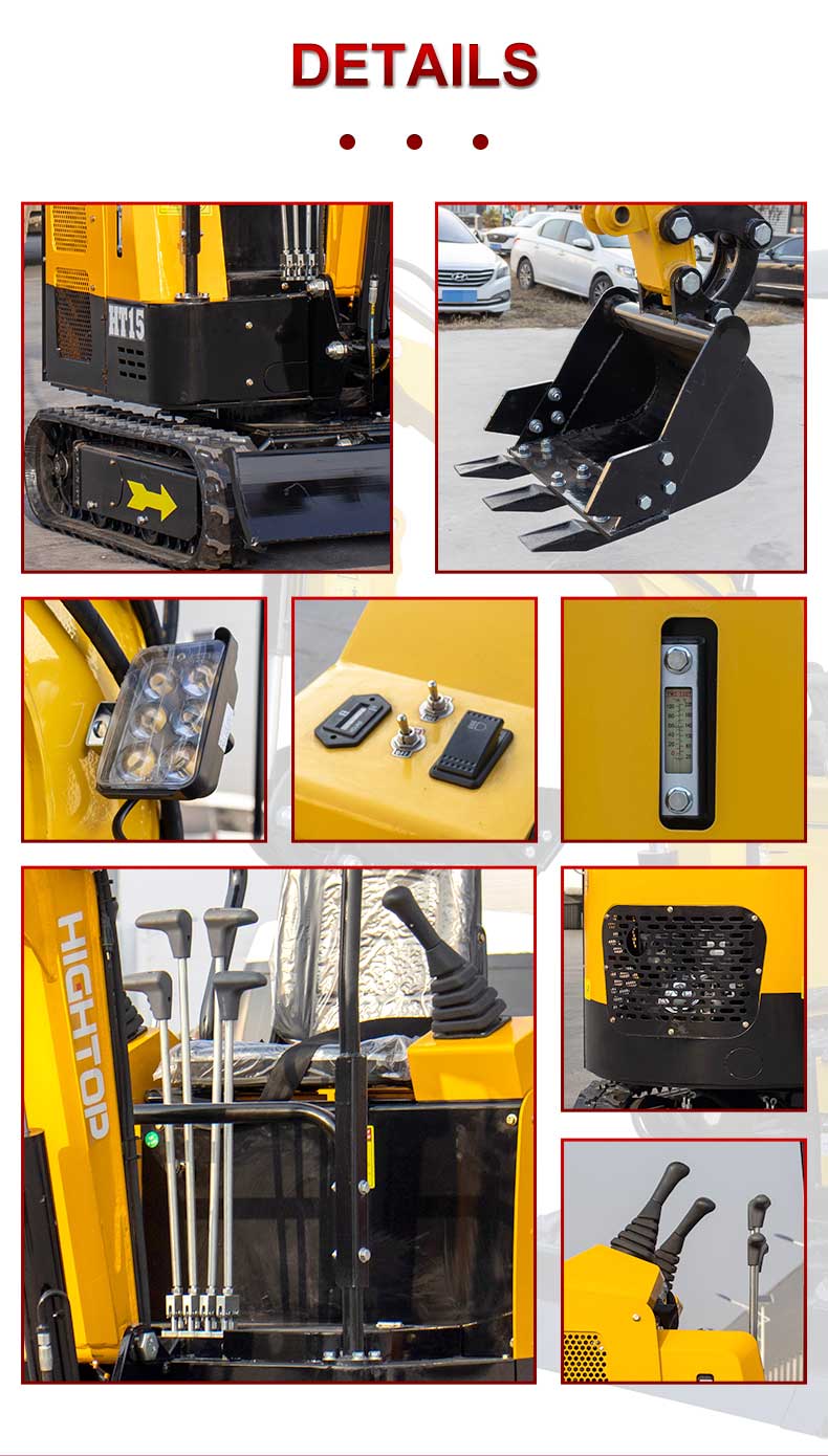 Miniescavadeira de esteira 1.5T Miniescavadeira de esteira 1.5T