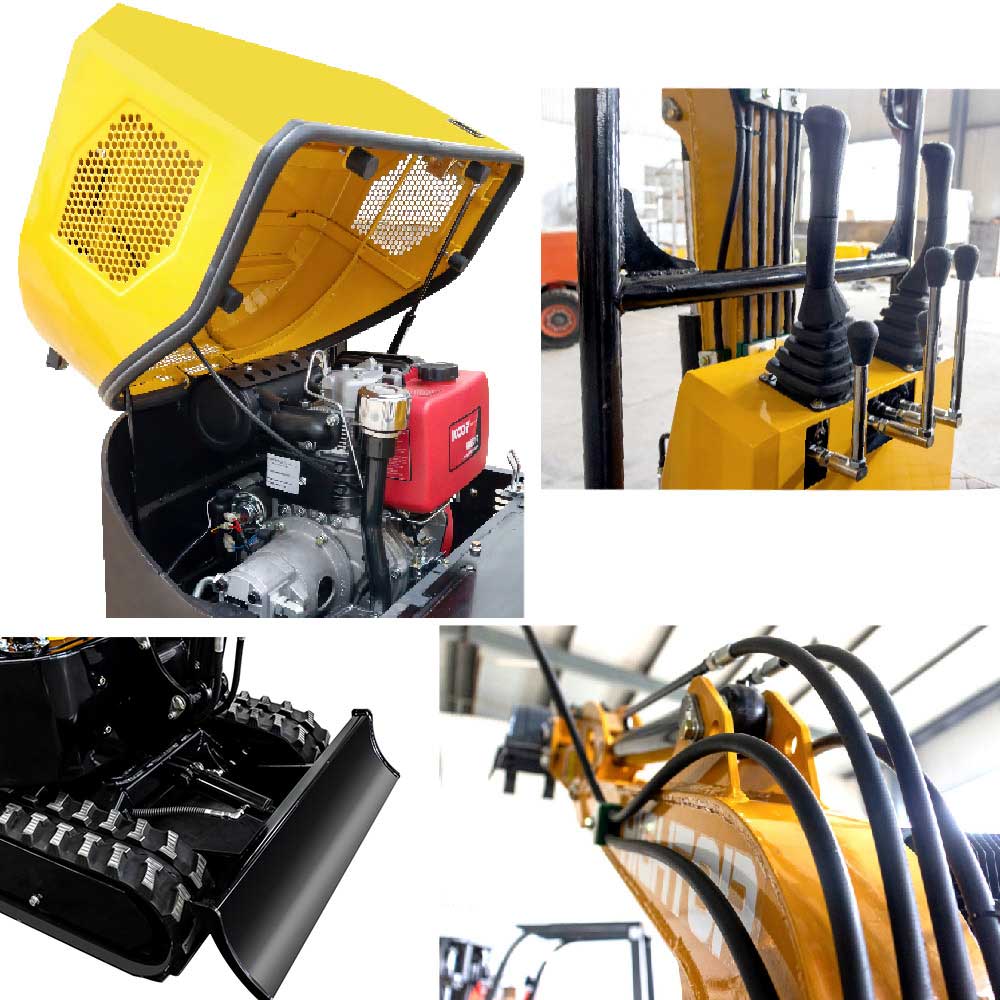 1 tonnás minikotró HT10C