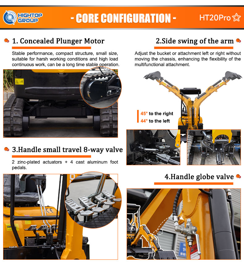 HT20Pro 미니 굴삭기