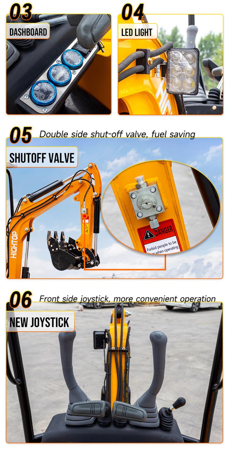 1.3トン小型掘削機 1.3トン小型掘削機