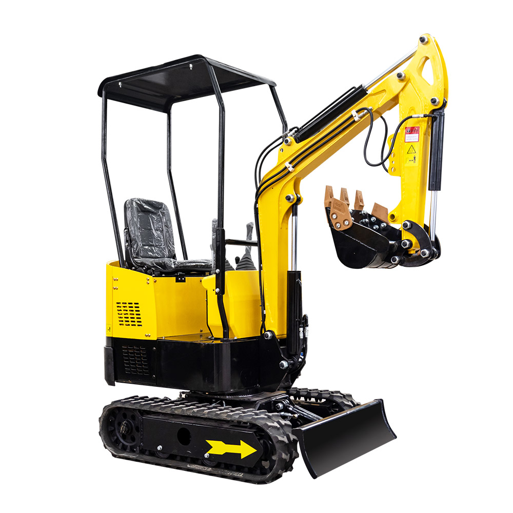 Konstruktion liten grävmaskin