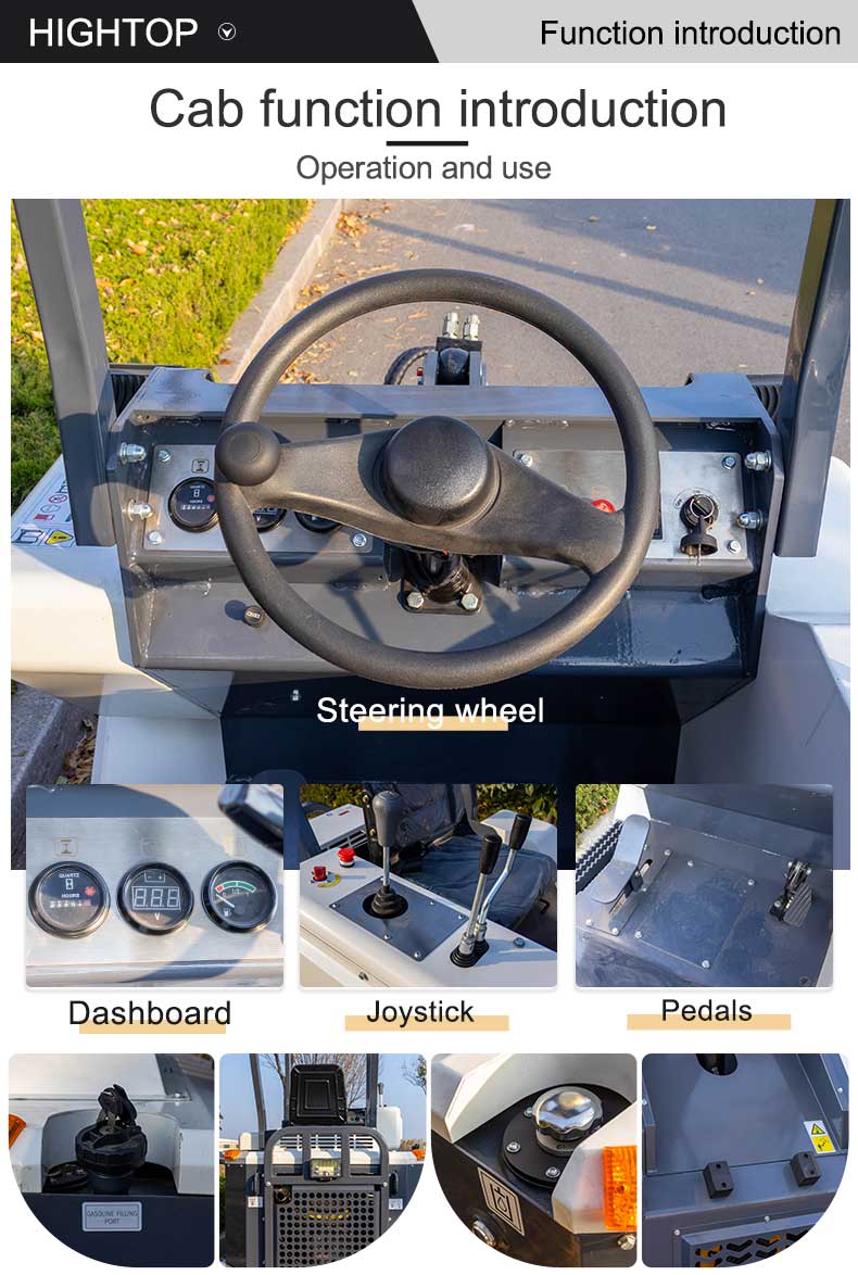 Мини-погрузчик с телескопической стрелой HT-L28 Мини-погрузчик с телескопической стрелой HT-L28