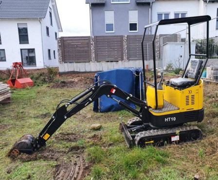 Miniexcavadora Hightop en Vancouver, Canadá