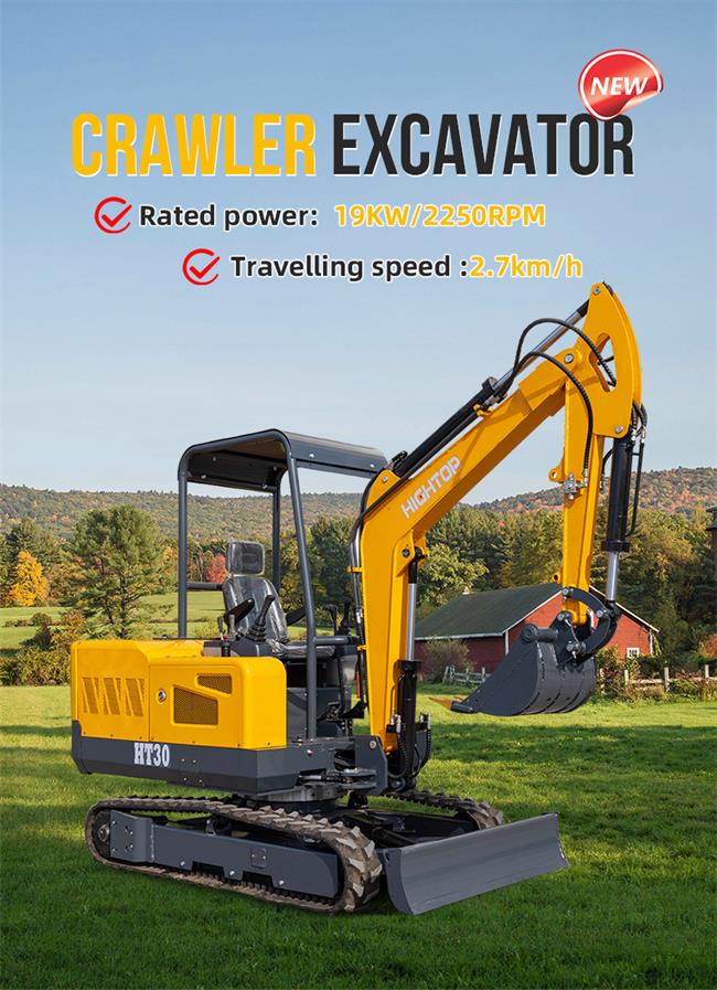 Página de detalles de la excavadora HT30