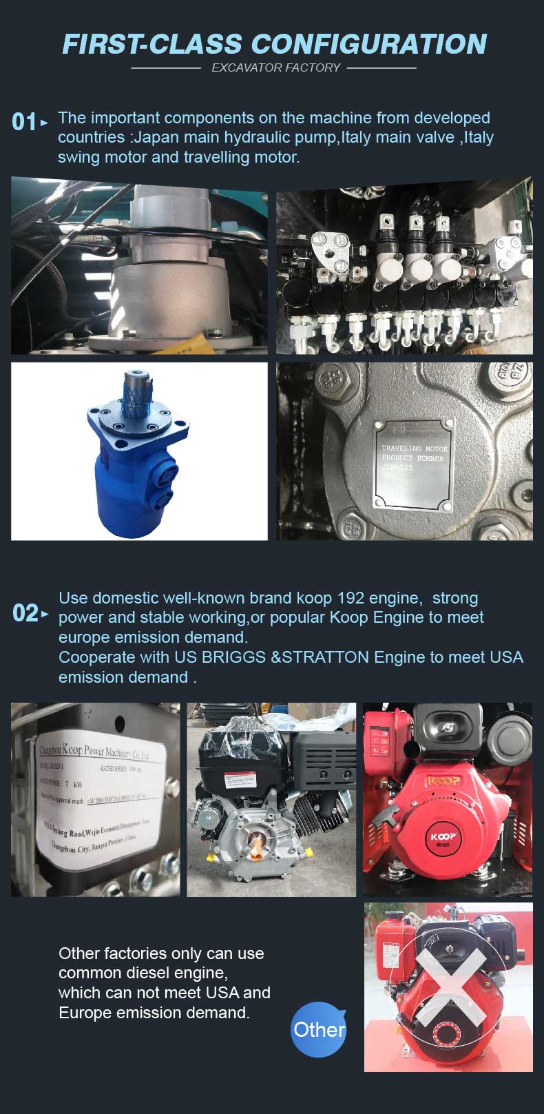 1тонный мини-экскаватор