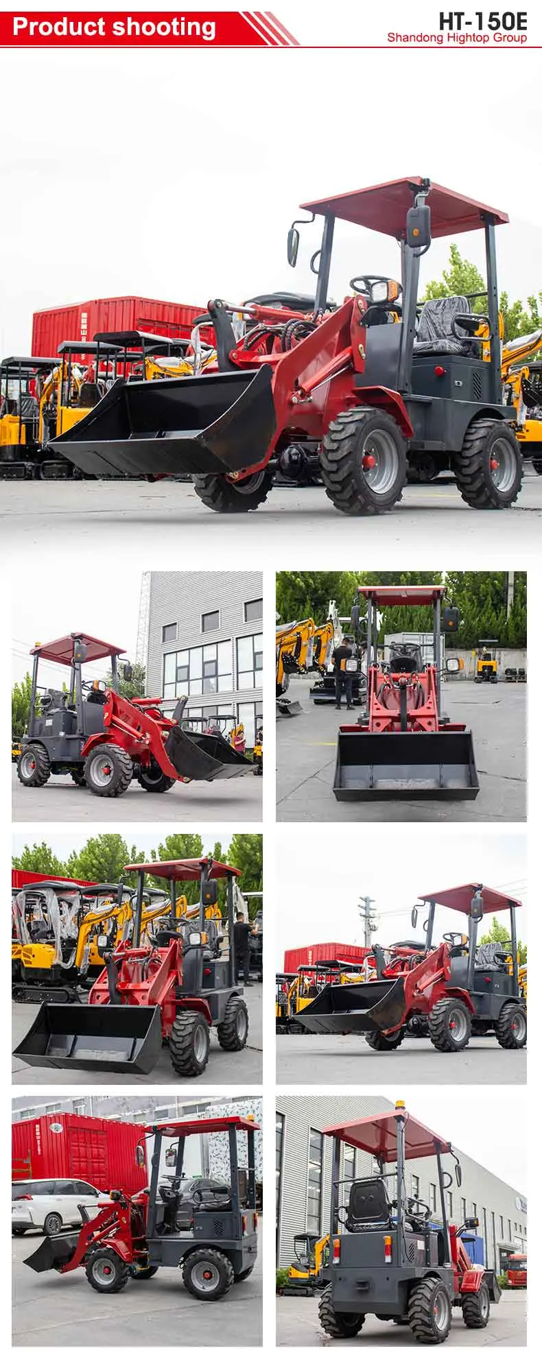 HT-150E Mini Wheel Loader HT-150E Mini Wheel Loader