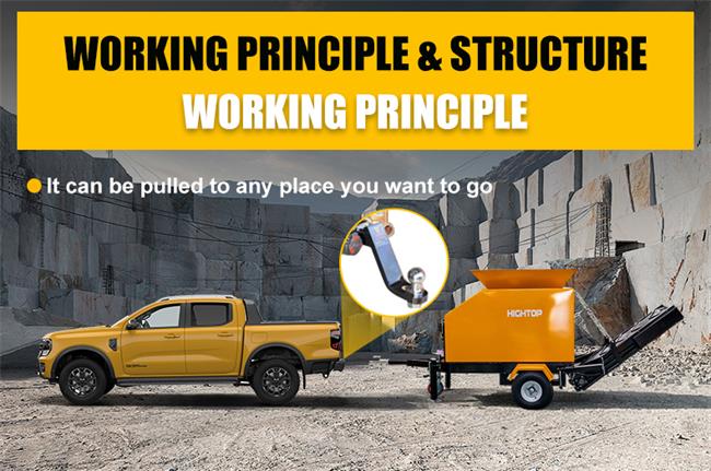 كسارة مقطورة متنقلة HTJC135