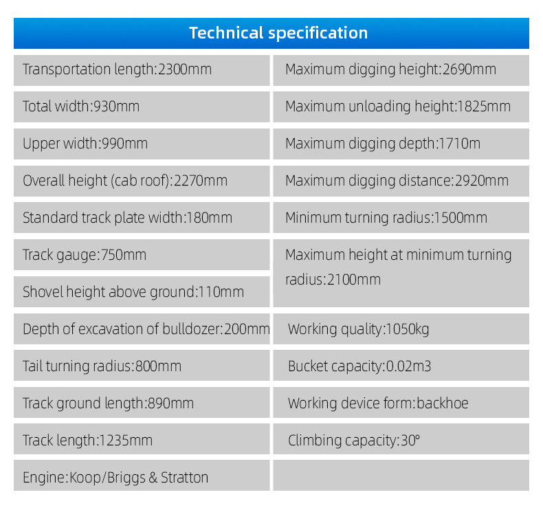 HT15pro minigrävmaskin