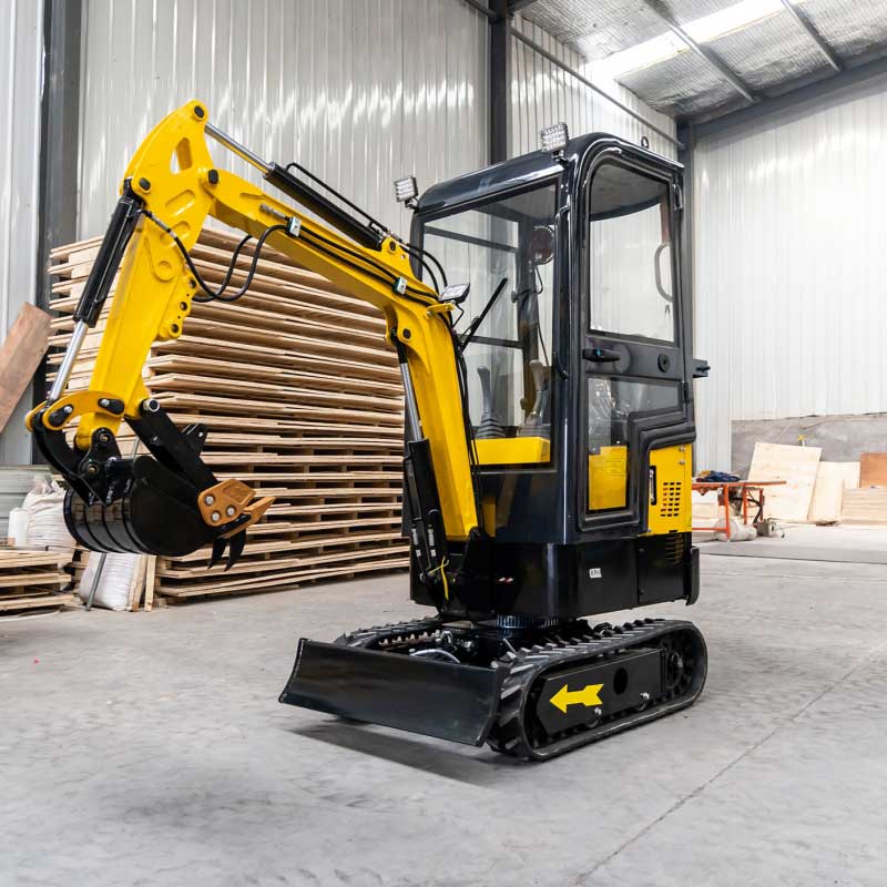 Miniexcavadora HT10 de 1 tonelada con cabina