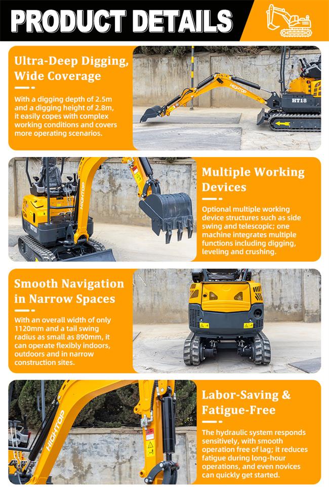 Μίνι εκσκαφέας HT18L