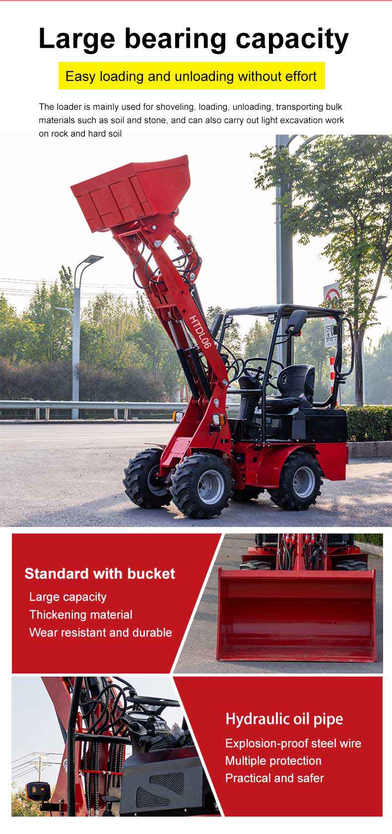 Cargador de ruedas HTDL06