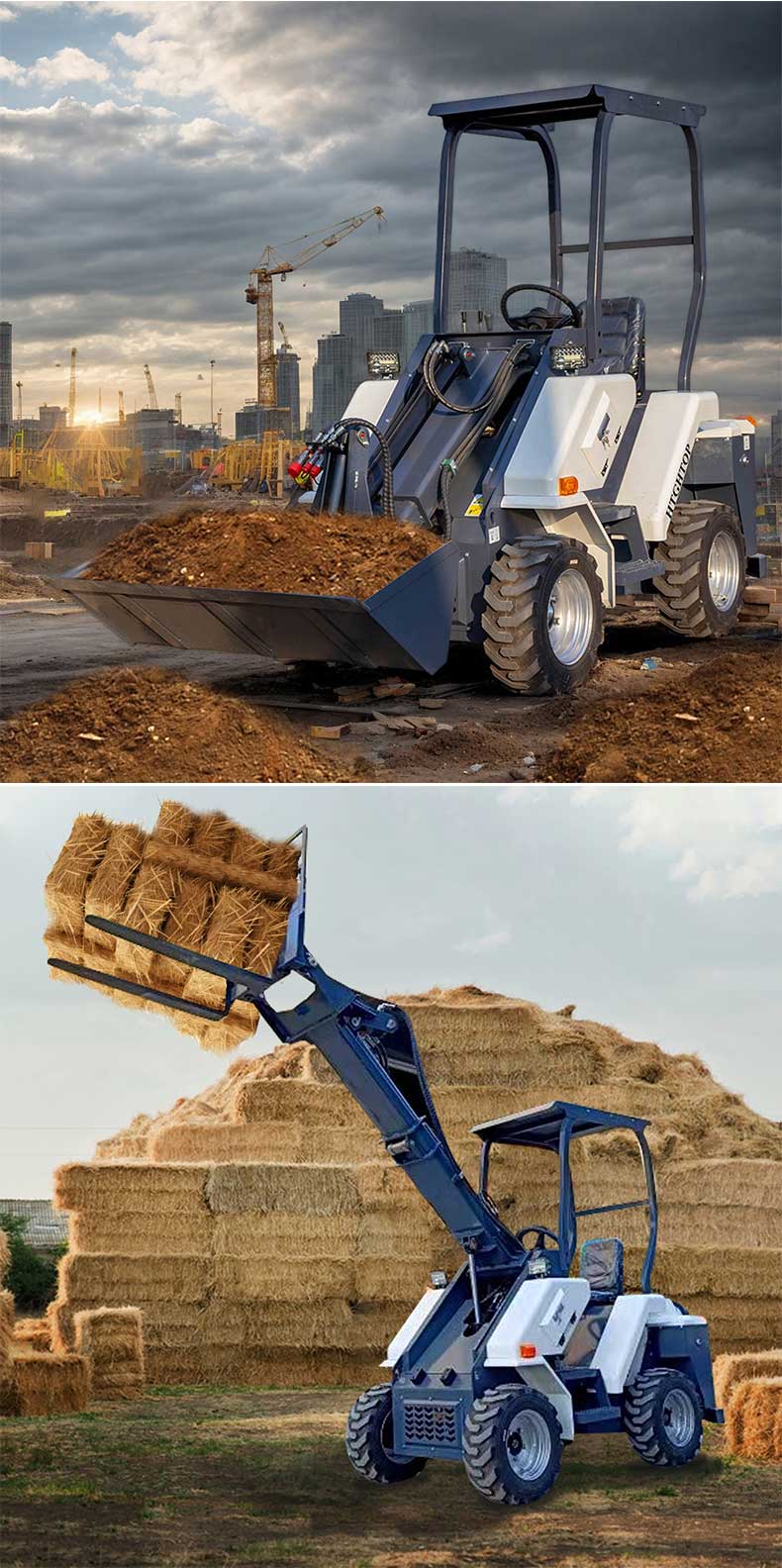 Мини-погрузчик с телескопической стрелой HT-L28 Мини-погрузчик с телескопической стрелой HT-L28