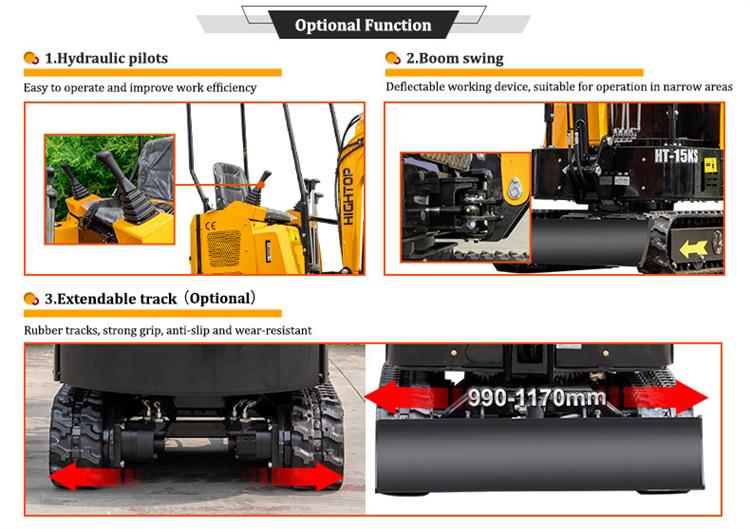 HT-15KS Minigrävmaskin
