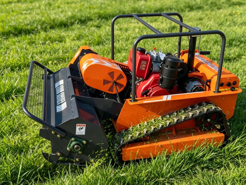 HTM1200 Remote-Controlled Lawn Mower | All-Terrain Intelligent Cutter ...