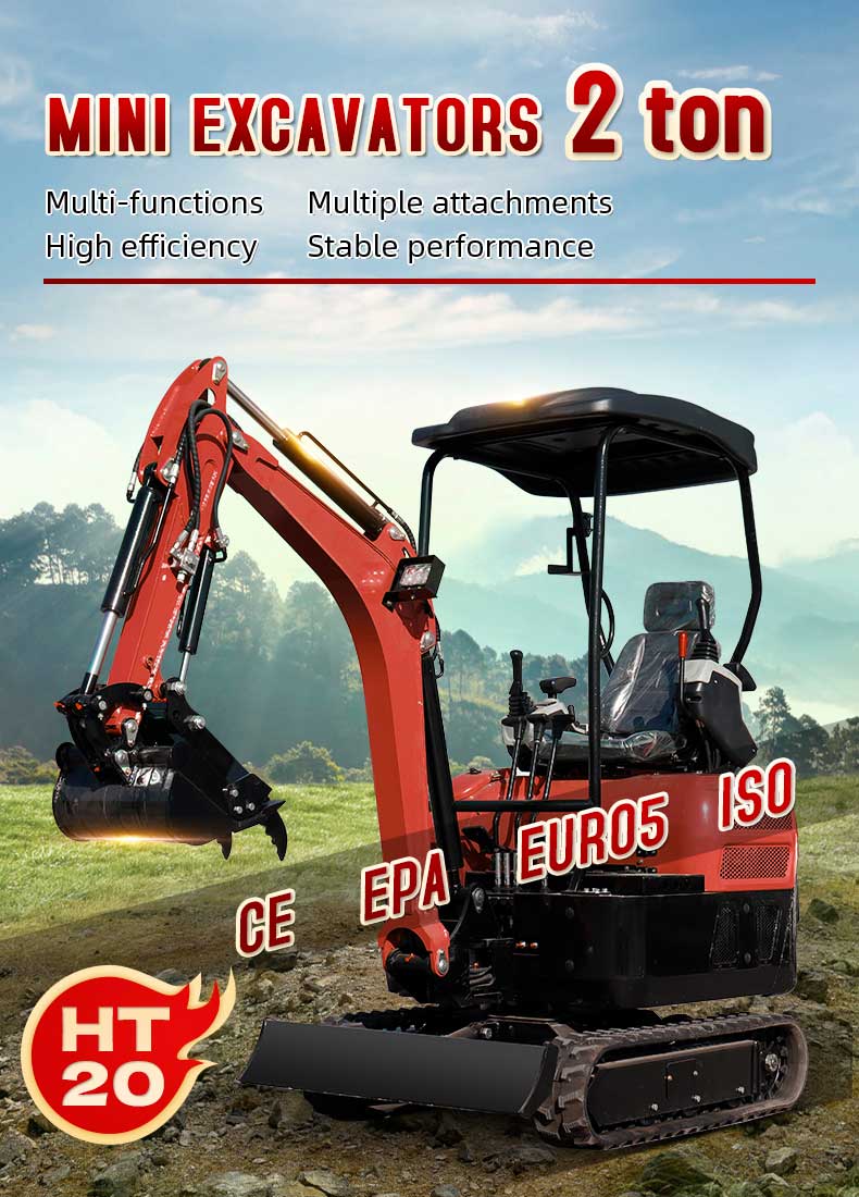2T 미니 굴삭기