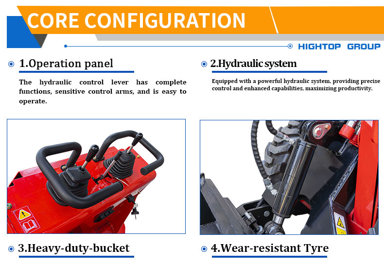 HTSL390 스키드 스티어 로더