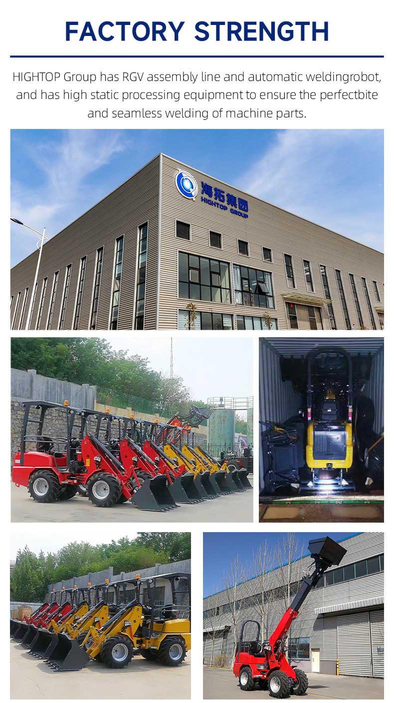 HT180 мини -колесный погрузчик