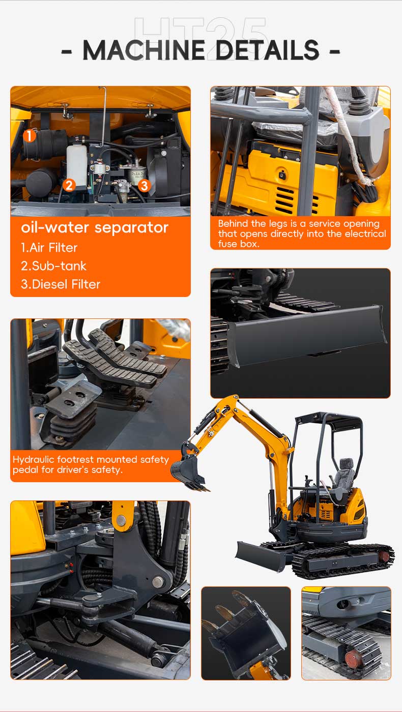 HT25 2.5ton 미니 굴삭기 HT25 2.5ton 미니 굴삭기