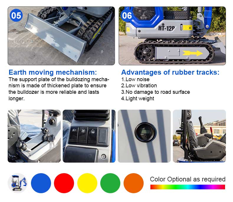 Miniescavadora HT12P Miniescavadora HT12P
