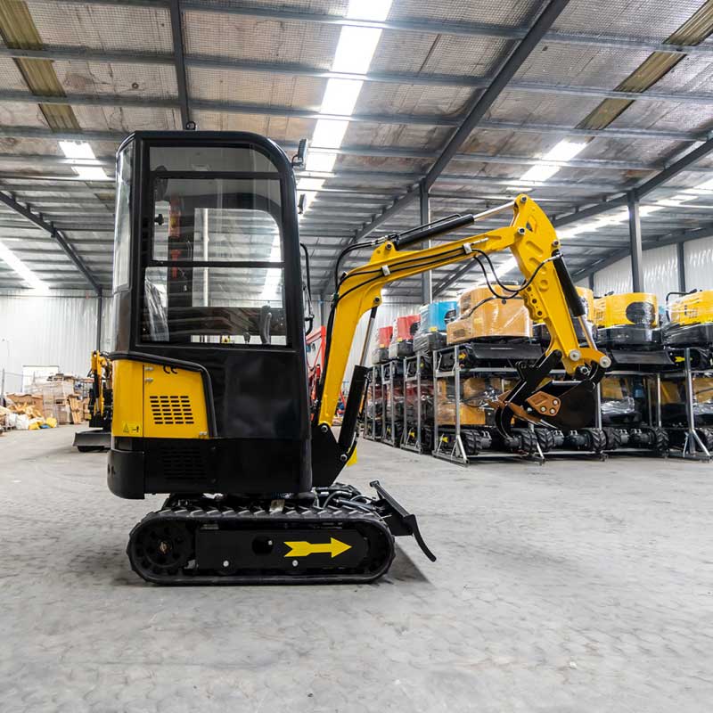 Miniexcavadora HT10 de 1 tonelada con cabina