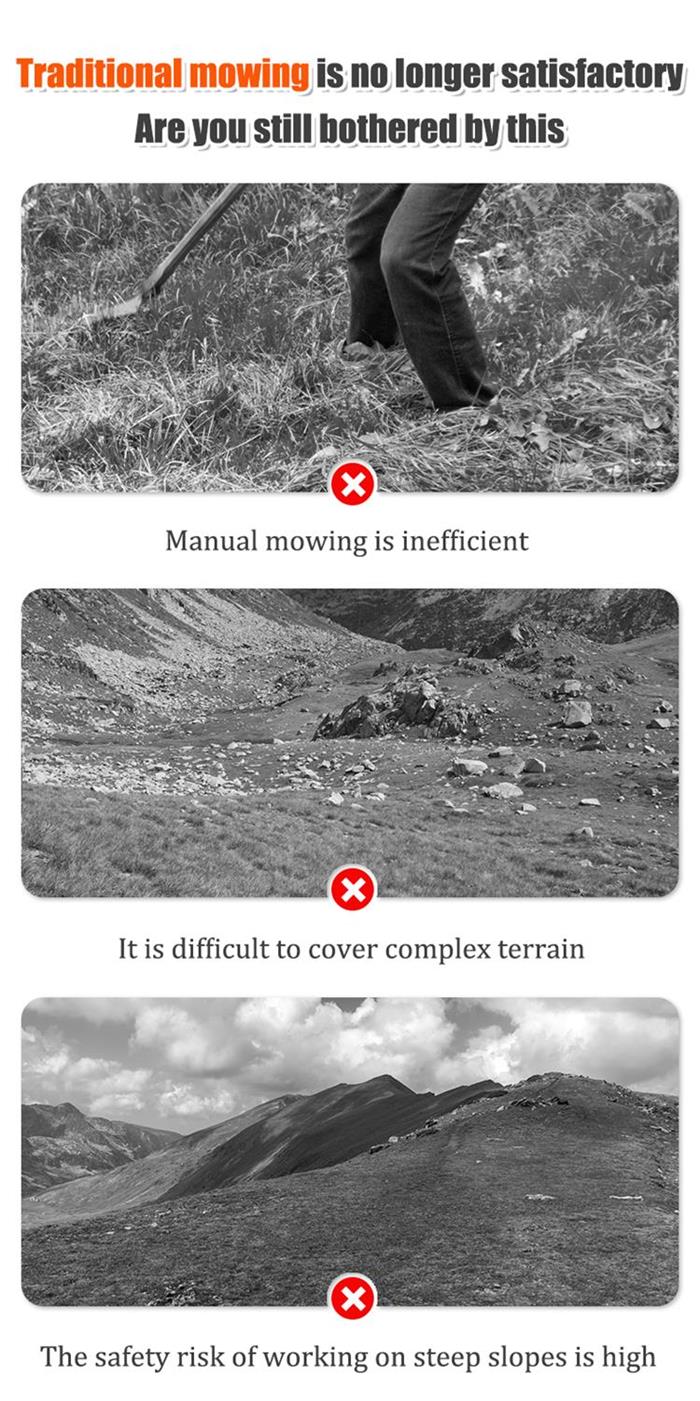 HTM1200 intelligens távirányítású fűnyíró